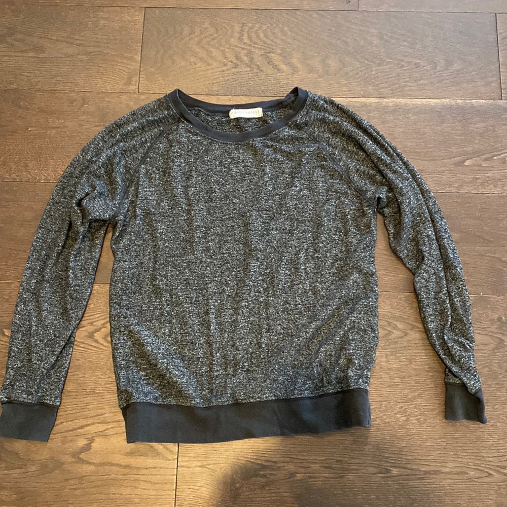 American Able Wynette Sweatshirt Knit Top, small, black